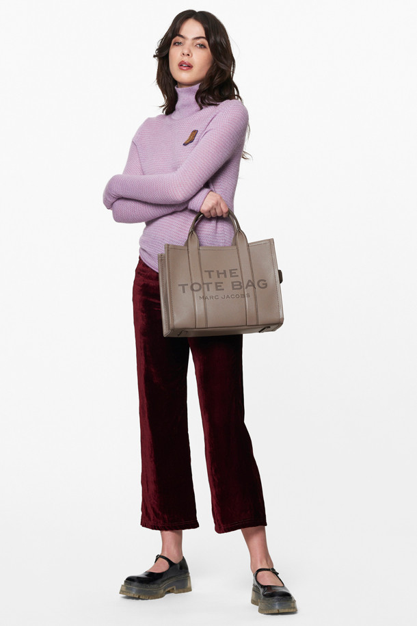 MARC JACOBS - 토트백 - Leather The Medium Tote_Cement (H004L01PF21-055)