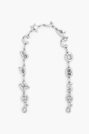 Bubble Chain Logo Shoulder Strap_Nickel (2R3SST002S09-042)