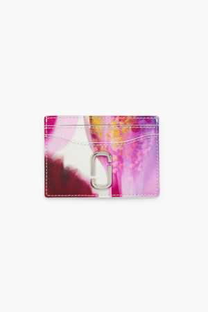 Floral Leather Card Case_White Multi (2P4SMP011S02-101)