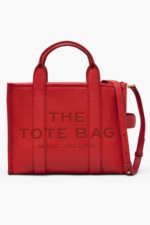 Leather The Medium Tote_True Red (H004L01PF21-617)