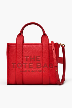 Leather The Small Tote_True Red (H009L01SP21-617)