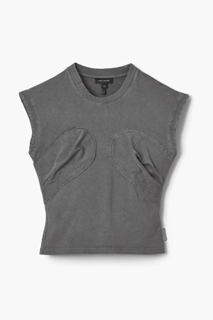 Terry Grunge Spray Muscle Tee_