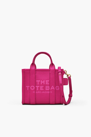 Leather the Mini Tote_Lipstick Pink (H053L01RE22-955)