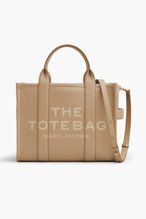 Leather the Medium Tote_Camel (H004L01PF21-230)