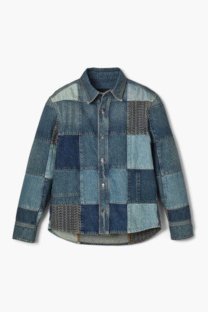 Patchwork Denim Shirt_Indigo Multi (2S4RTP004D04-404)