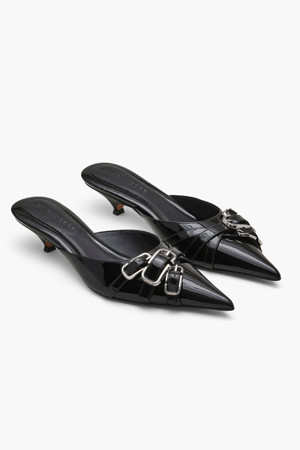 Patent Leather J Marc Kitten Heel_Black