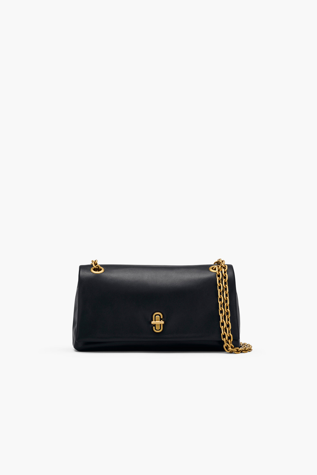[Marc Jacobs] Leather The Mini Dual Chain ☆送料込☆ MARC JACOBS] Leather The Mini Dual Chain Wallet_BLACK