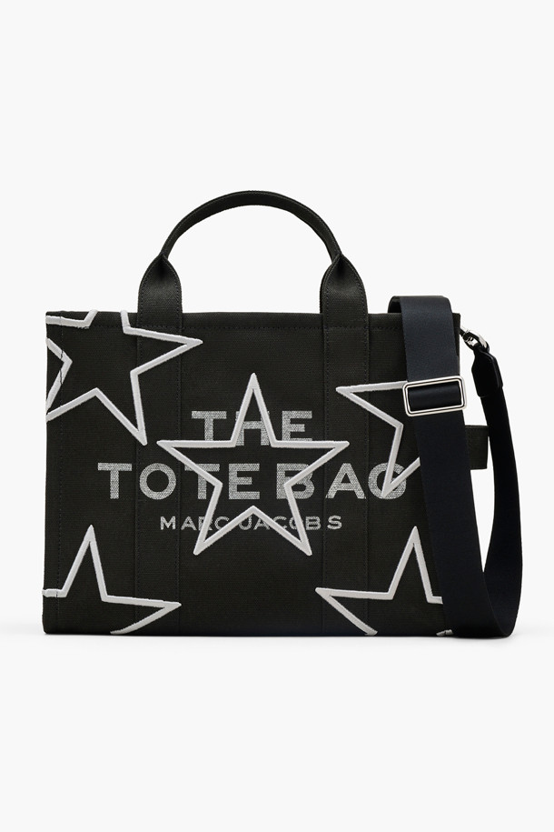 MARC JACOBS - 토트백 - Star Canvas Tote Bag The Medium Tote_BLACK (2R4HTT018H03-001)