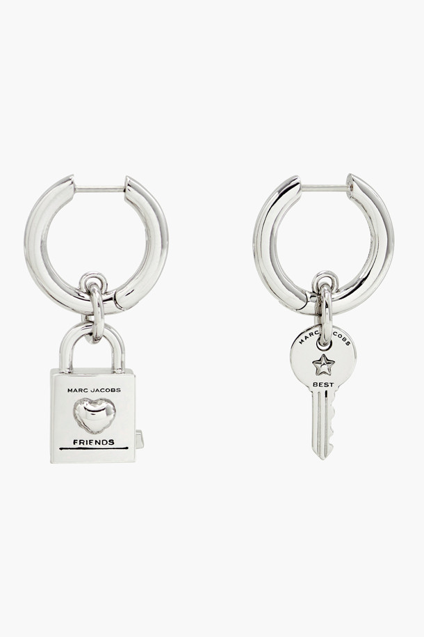 MARC JACOBS - 귀걸이 - Friendship Padlock Friendship Padlock Earrings_LIGHT ANTIQUE SILVER (2R4JER001J44-029)