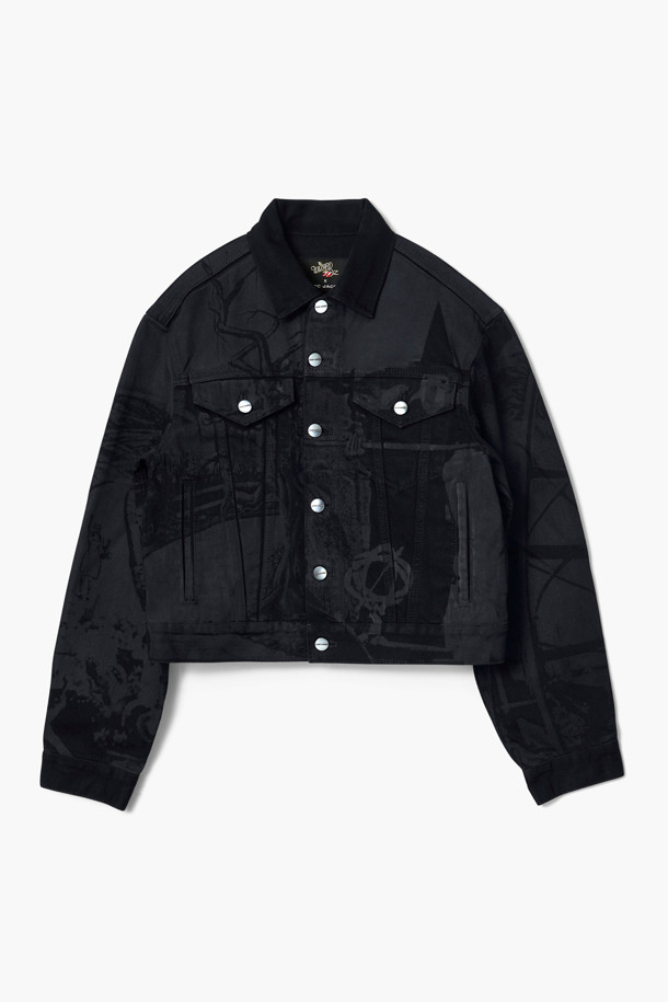 MARC JACOBS - 자켓 - Wizard Of Oz Denim The Wizard Of Oz Trucker_BLACK (2R4RJC052D01-001)