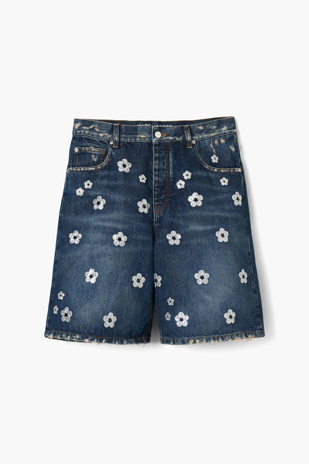 MARC JACOBS - 쇼트팬츠 - SEQUIN DAISY WIDE LEG SHORTS (2S5RBT047D08-488)