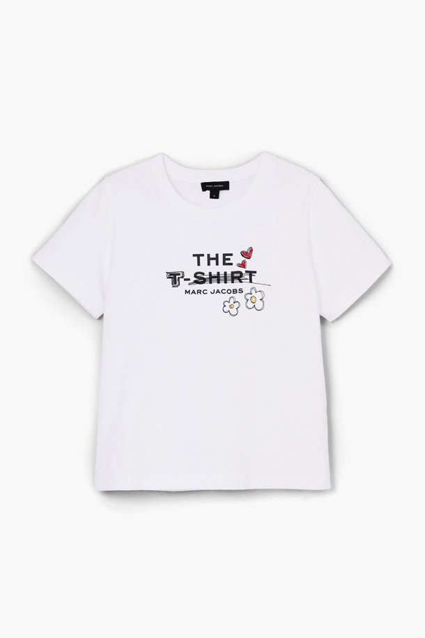 MARC JACOBS - 반소매 티셔츠 - DOODLE SLIM TEE (2S5RTP081C23-100)