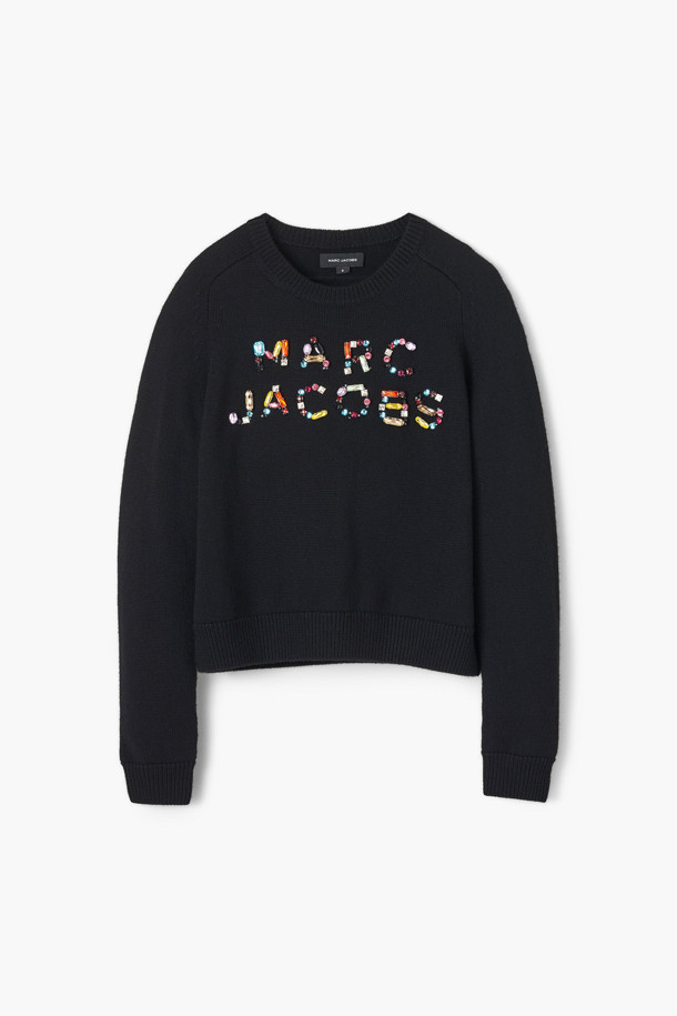 MARC JACOBS - 스웨터 - GEM KNIT LOGO CREWNECK (2S5RTP001K26-001)