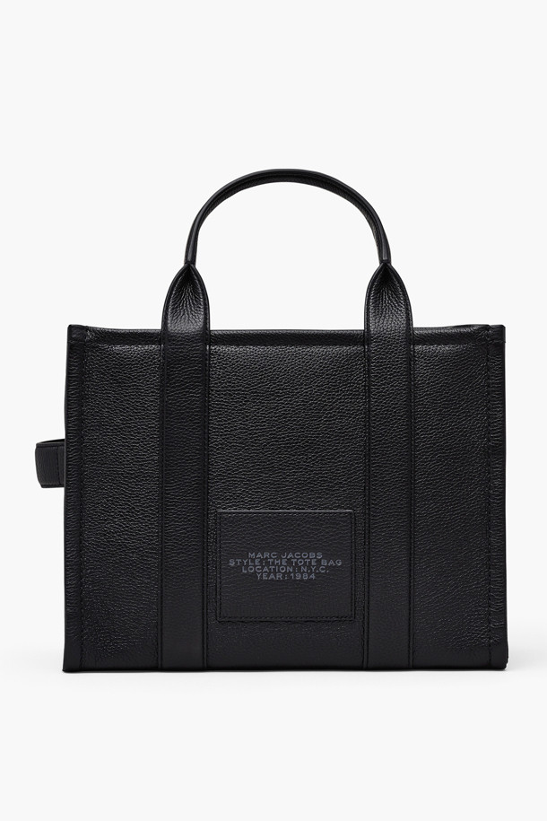 MARC JACOBS - 토트백 - Leather The Medium Tote_BLACK (H004L01PF21-001)