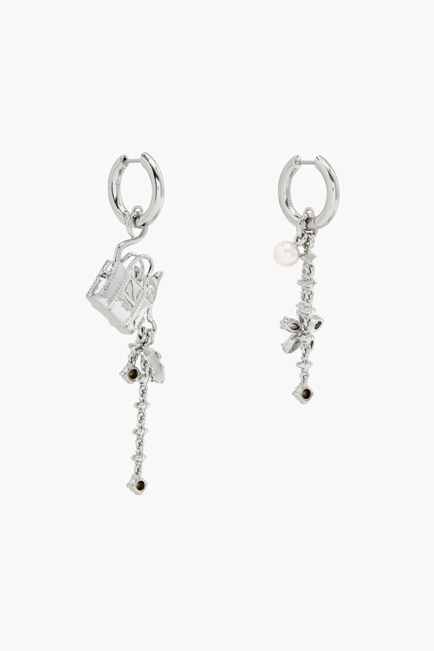 MARC JACOBS - 귀걸이 - Mini Icon Cats Out Of The Bag Earrings_SILVER (2R4JER001J29-040) 