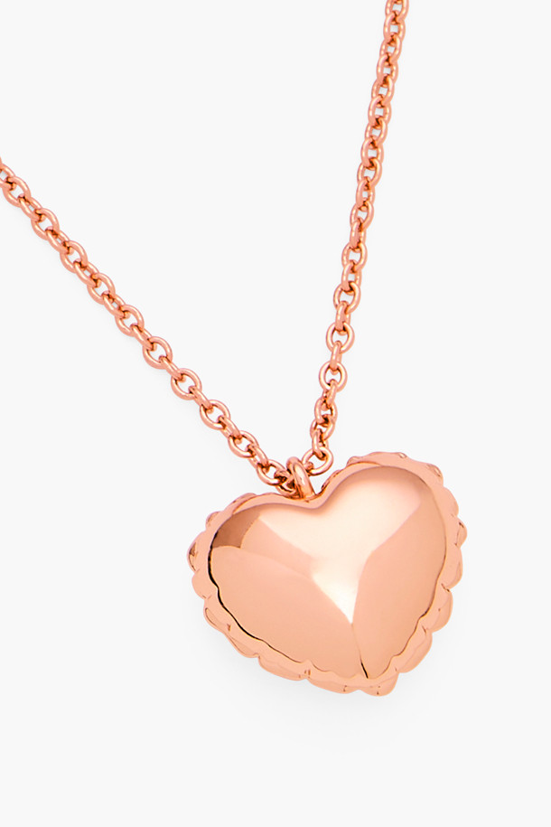 MARC JACOBS - 목걸이 - Balloon Heart Necklace_ANTIQUE ROSE GOLD (2R4JNC001J40-689)