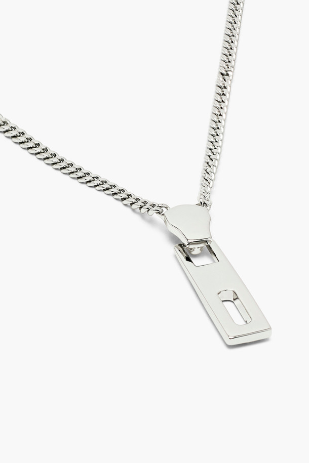 MARC JACOBS - 목걸이 - J Marc Zipper Pendant Necklace_SILVER (2R4JNC001J20-040)