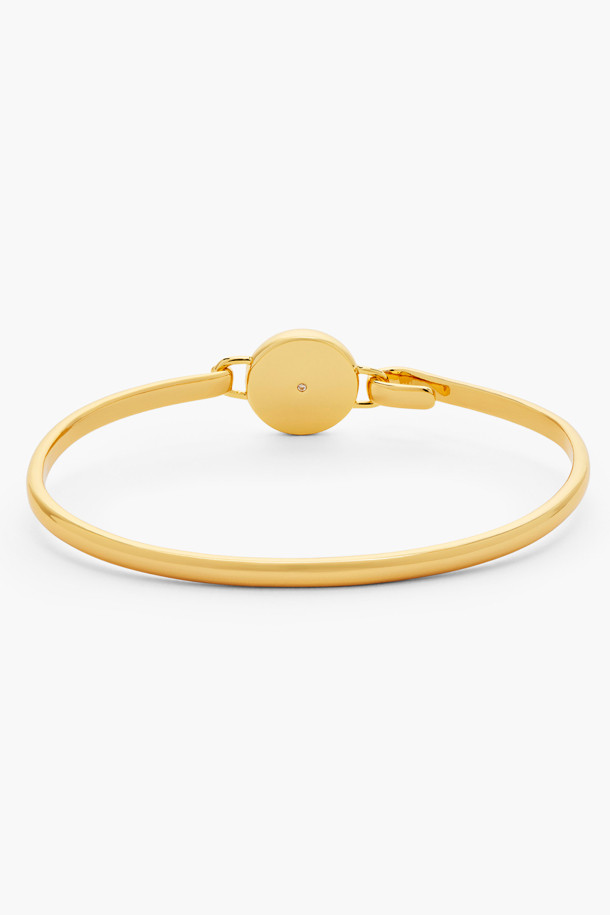 MARC JACOBS - 팔찌/발찌 - Button Enamel Button Hinge Bracelet_GOLD/CREAM (2R4JBR001J34-109)