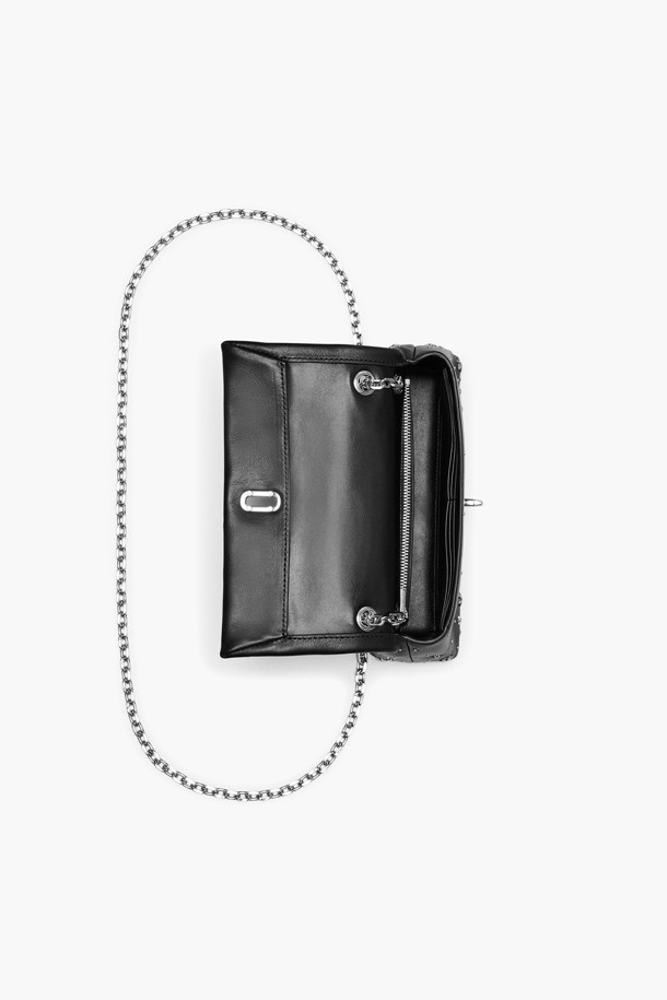 MARC JACOBS - 크로스백 - Star Studded Leather The Mini Dual Chain Wallet_BLACK (2R4SMN008S02-001)