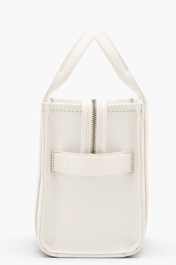 MARC JACOBS - 토트백 - Leather The Small Tote_COTTON/SILVER (H009L01SP21-140)