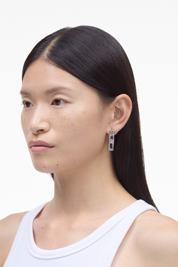 MARC JACOBS - 귀걸이 - J Marc Zipper Earrings_SILVER (2R4JER001J15-040)