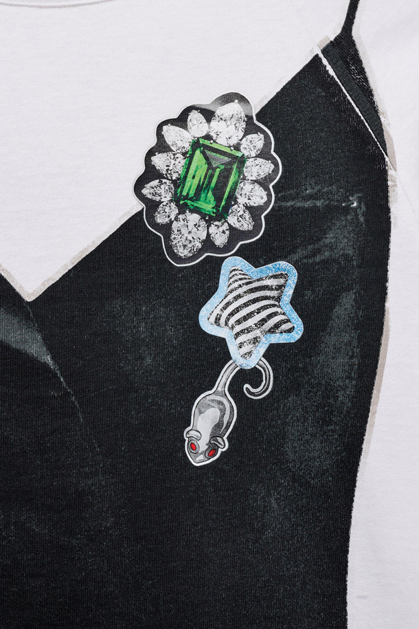 MARC JACOBS - 반소매 원피스 - TROMPE L'OEIL T-SHIRT DRESS (2S5RDR083C14-116)