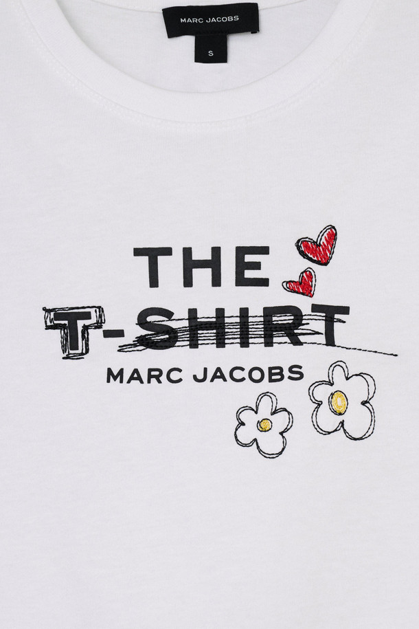 MARC JACOBS - 반소매 티셔츠 - DOODLE SLIM TEE (2S5RTP081C23-100)