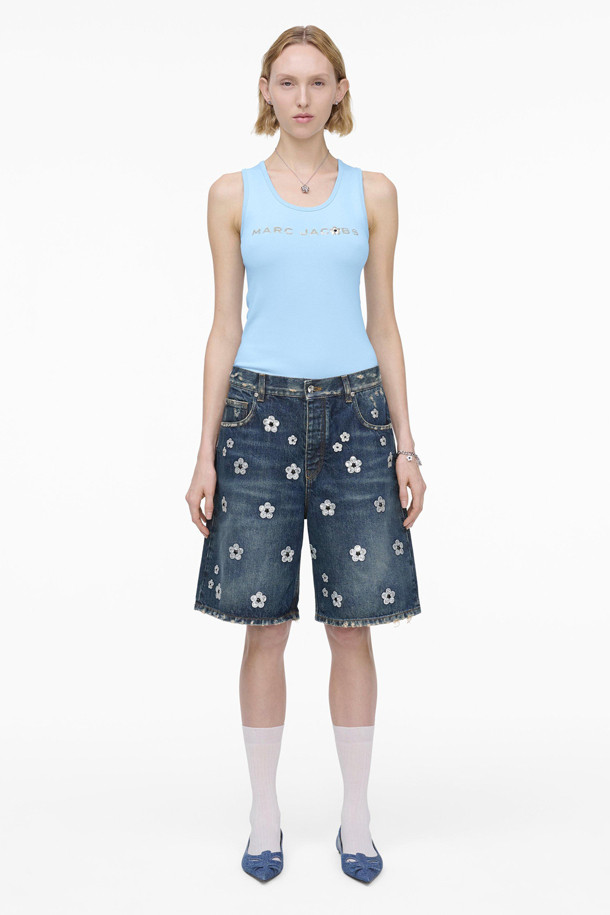 MARC JACOBS - 쇼트팬츠 - SEQUIN DAISY WIDE LEG SHORTS (2S5RBT047D08-488)