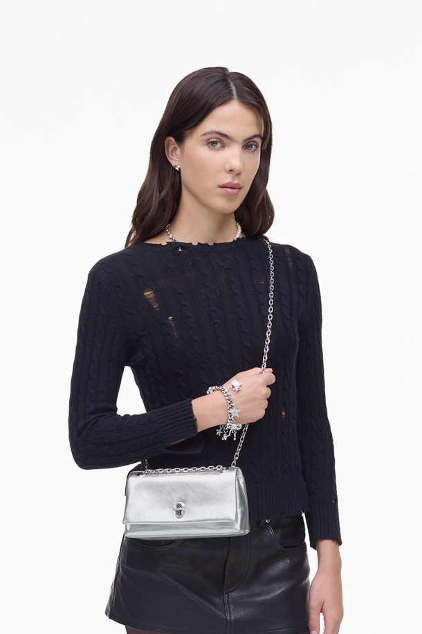 MARC JACOBS - 크로스백 - Metallic The Mini Dual Chain Wallet_SILVER (2R4SMN005S02-040)