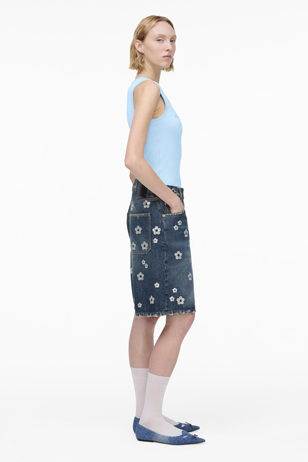 MARC JACOBS - 쇼트팬츠 - SEQUIN DAISY WIDE LEG SHORTS (2S5RBT047D08-488)