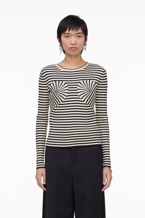 MARC JACOBS - 스웨터 - SEAMED UP KNIT CREWNECK (2S5RTP010K10-005)