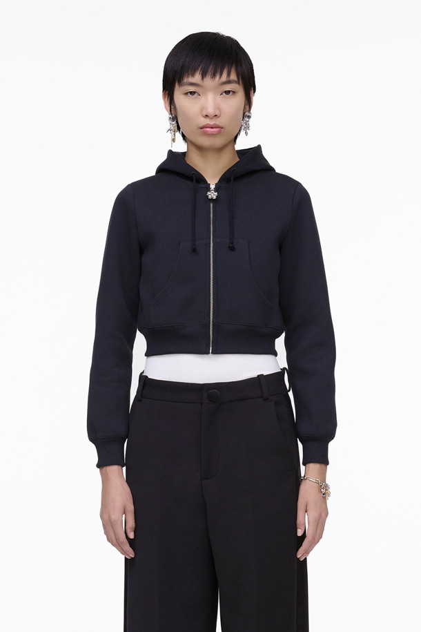 MARC JACOBS - 가디건 - CHARM CROPPED HOODIE (2S5RTP086C06-001)