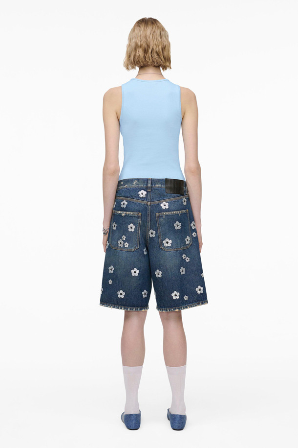 MARC JACOBS - 쇼트팬츠 - SEQUIN DAISY WIDE LEG SHORTS (2S5RBT047D08-488)