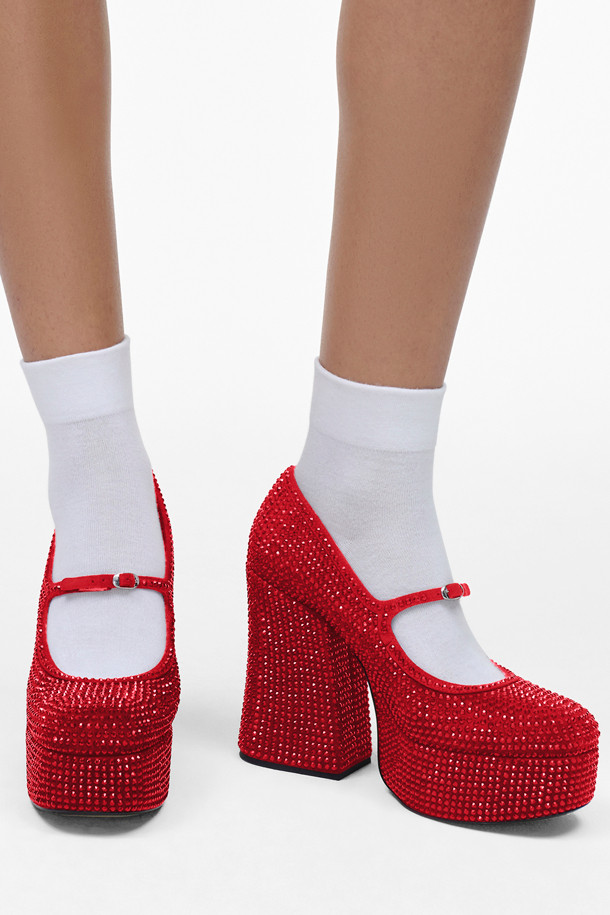 MARC JACOBS - 펌프스 - Wizard Of Oz The Kiki Platform Mary Jane_SIREN CRYSTAL (2S4FPM001F05-646)