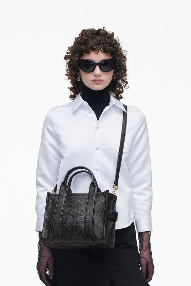 MARC JACOBS - 토트백 - Leather The Small Tote_BLACK (H009L01SP21-001)