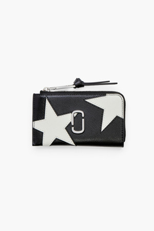 Star Patchwork Utility Snapshot The Top Zip Multi Wallet_BLACK/WHITE (2R4SMP023S02-005)