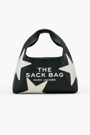 Star Patchwork The Mini Sack_BLACK/WHITE (2R4HSH028H02-005)