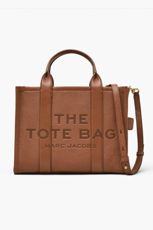 Leather The Medium Tote_ARGAN OIL (H004L01PF21-212)