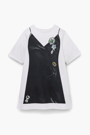 TROMPE L'OEIL T-SHIRT DRESS (2S5RDR083C14-116)
