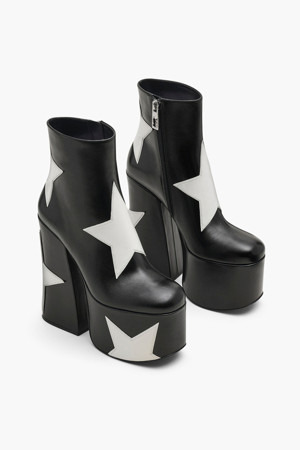 Star Patchwork The Kiki Platform Ankle Boot_BLACK (2R4FBO001F11-005)