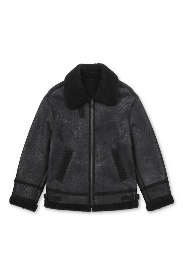 Neil barrett clearance shearling coat