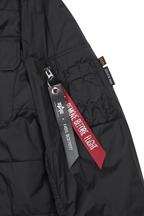 NEIL BARRETT - 긴팔셔츠 - ALPHA INDUSTRIES X NEIL BARRETT MA-1 PADDED OVERSHIRT