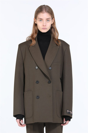 더블 버튼 자켓
