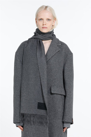 N21 로고 울 스카프