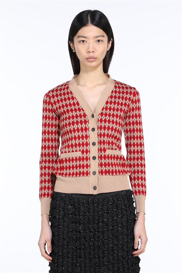 레드 아가일 가디건은 부드러운 울 소재로 제작되어 가을, 겨울 시즌 따뜻하게 착용하기 좋은 여성용 상의입니다. 클래식한 아가일 패턴과 슬림핏 디자인이 특징이며, 7부 소매와 V넥 라인이 세련된 실루엣을 연출합니다. 버튼 디테일이 포인트로 더해져 걸리시하고 미니멀한 스타일을 선호하는 분들께 추천합니다. 데이트룩, 카페룩, 겨울 데일리룩 등 다양한 TPO에 활용하여 클래식한 무드를 즐겨보세요.
