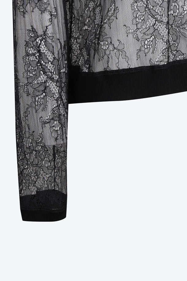 여성스러운 무드를 연출하는 블랙 시스루 블라우스입니다. 나일론과 비스코스 혼방 소재로 제작되어 가볍고 은은한 플라워 레이스 패턴이 돋보입니다. 라운드넥과 긴 소매, 크롭 기장으로 디자인되었으며, 레귤러 핏으로 편안하게 착용 가능합니다. 버튼다운 디테일과 시스루 소재가 페미닌한 스타일을 완성하며, 데이트룩, 카페룩, 모임룩 등 다양한 TPO에 활용하기 좋습니다. 클래식하면서도 로맨틱한 분위기를 연출해보세요.
