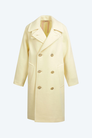 더블 울 롱 코트