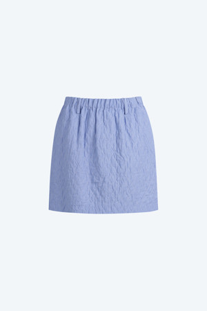 라이트블루 미니 스커트
