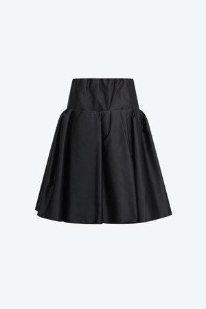 볼륨 미디 스커트