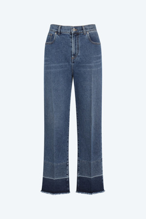 투톤 슬림 데님